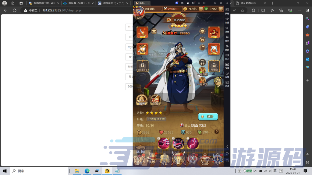 图片[8]|S-395经典竖屏挂机回合手游【海贼王伟大航路之六系新世界】Linux服务端-安卓客户端-外网架设教程-保姆及视频架设教程-秒开跨服时空及超凡段位赛|沐夜源码网