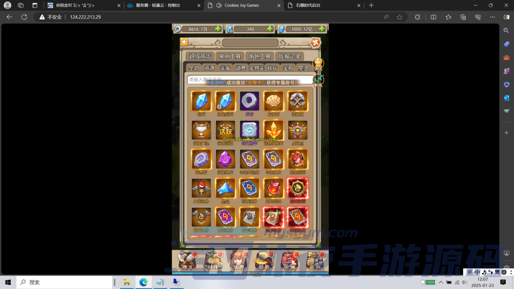 图片[9]|H-028竖屏新版回合手游【新石器大冒险之宠物猎人-内置GM】WIN系服务端-网页客户端-GM授权后台-内置GM开启教程|沐夜源码网